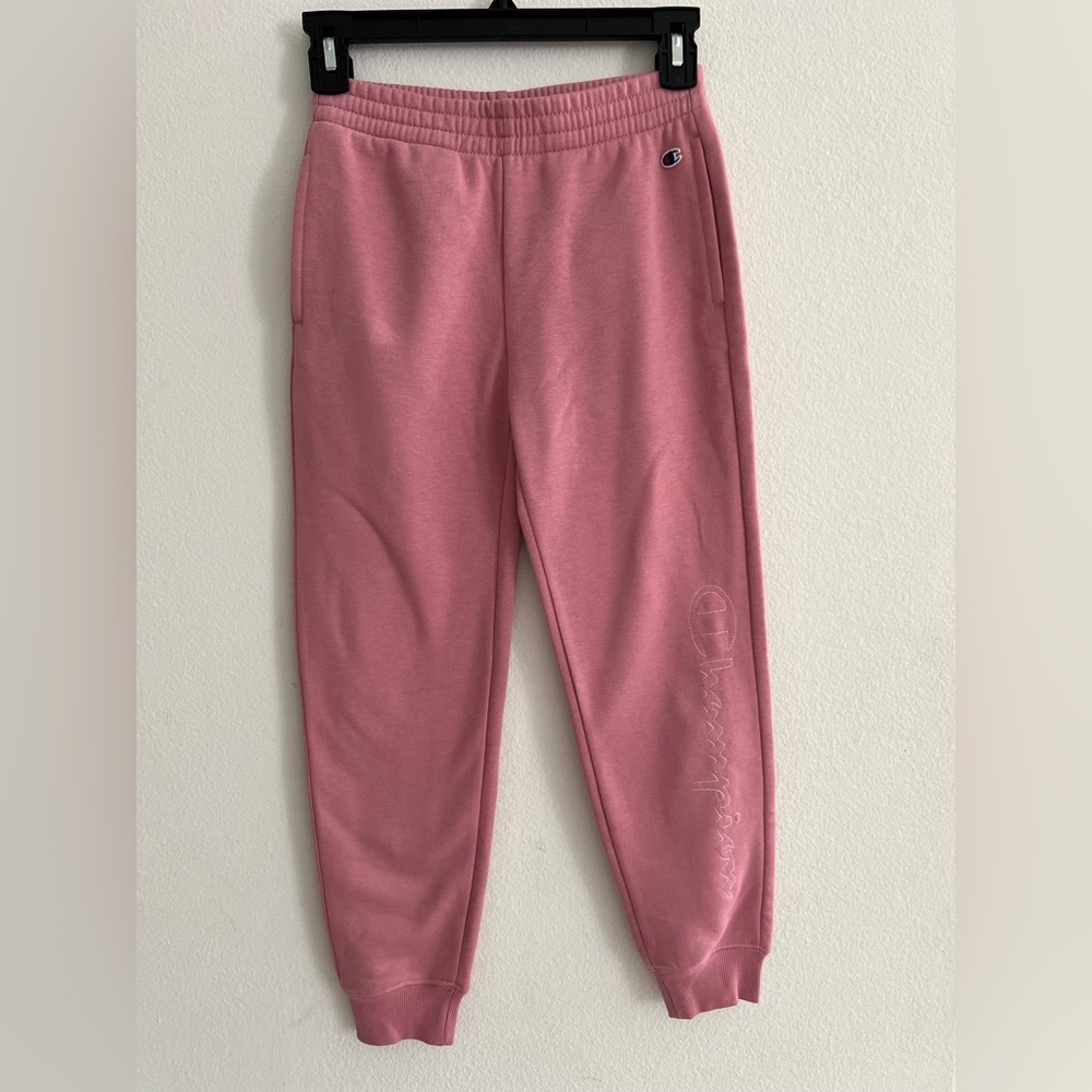 Champion Pink Jogger Sweatpants Relaxed Fit